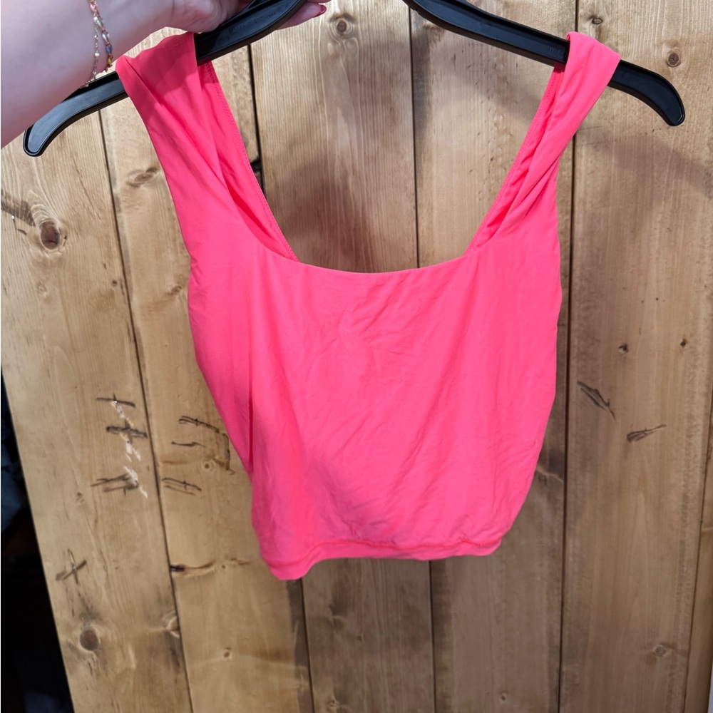 Smoothiez by Aerie Women’s Scoop Neck Tank Top - Hot Pink
